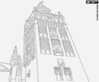 La Giralda, πρώην μιναρές του τζαμιού Almohad της Σεβίλλης, τώρα το καμπαναριό του καθεδρικού ναού της Σεβίλλης