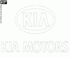 Λογότυπο της Kia Motors, της Νότιας Κορέας κατασκευαστή αυτοκινήτων