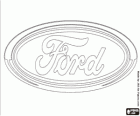 Ford λογότυπο. ΗΠΑ μάρκα αυτοκινήτου