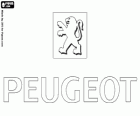 Λογότυπο της Peugeot, μάρκας αυτοκινήτου στη Γαλλία