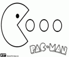 Pac-Man μπάλες τρώει με το λογότυπο