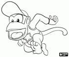Ο χιμπατζής Дидди Конг, Diddy Kong, ο χαρακτήρας στο βίντεο παιχνίδι Donkey Kong