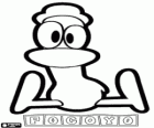 Πάτο, ο φίλος Pocoyo του, καθόταν στο πάτωμα
