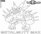Metalmutt Max. Invizimals. Τους αρέσει ροκ μουσική και τους αγώνες