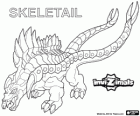 Skeletail. Invizimals. Η Skeletails κυριαρχούν η δύναμη της ηλεκτρικής ενέργειας, δύο ουρές του είναι ηλεκτρικά όπλα