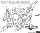 Skysaur Max. Invizimals. Πετώντας σαυροειδής αυγά ρίχνουν ως καλύτερο όπλο τους