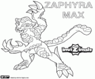 Zaphyra Max. Invizimals. Οι zaphyras είναι γάτες με τα σώματά τους καλυμμένα με μωβ κοσμήματα