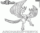 Archaeopteryx. Invizimals Shadow Zone. Μια επιθετική δεινόσαυρος που φέρουν, η μητέρα όλων των πτηνών