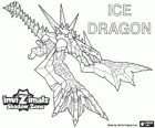 Ice Dragon. Invizimals Shadow Zone. Ζει στο παγετώνες της Ανταρκτικής πεδιάδες πάγου, ένα παγωμένο δέρμα τον προστατεύει