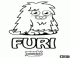 Furi. Moshi Monsters. Ένα μικρό δασύτριχος συρτή