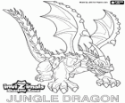 Jungle Dragon. Invizimals Shadow Zone. Δράκοι της ζούγκλας έχουν ένα ισχυρό όπλο, ένα οξύ που σούβλα εναντίον του εχθρού