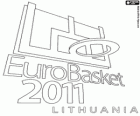 Logo Ευρωμπάσκετ 2011 στη Λιθουανία. Ευρωπαϊκό Πρωτάθλημα Μπάσκετ 2011. FIBA Europe