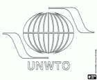 Παγκόσμιος Οργανισμός Τουρισμού UNWTO λογότυπο. UNWTO, United Nations World Tourism Organization, στα αγγλικά
