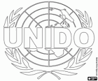 UNIDO λογότυπου, των Ηνωμένων Εθνών Οργανισμός Βιομηχανικής Ανάπτυξης