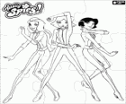 Totally Spies Παζλ. Η ομάδα Superspies του Totally Spies. Sam, Alex και Clover με κοστούμια κατάσκοπος τους