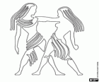 Δίδυμοι. Τα δίδυμα. Τρίτον ζώδιο του ζωδιακού κύκλου. Λατινική ονομασία Gemini
