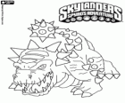 Skylander Bash, η τρομερή δεινοσαύρων. Γη Skylanders