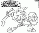 Skylander Chop Chop, ένας σκληρός πολεμιστής με το ξίφος και η ασπίδα. Undead Skylanders