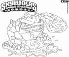 Skylander Eruptor, ένα πλάσμα που ρίχνει fireballs και φλόγες. Φωτιά Skylanders
