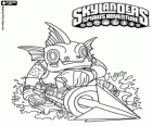 Skylander Gill Grunt, ένα πλάσμα που δεν αφήνει ποτέ δραπετεύσει το θήραμά του. Νερό Skylanders