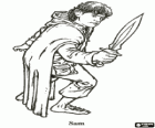 Το Hobbit Sam, Samwise Gamgee, παρατρεχάμενος του Φρόντο