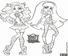 Clawdeen και Cleo είναι φίλοι και ανταγωνιστές σε Monster High