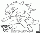 Zoroark, αυτό pokémon που μοιάζουν με ένα αλεπού είναι η εξέλιξη των Zorua