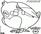 Pidove, κανονική και ιπτάμενα τύπου pokémon. Pidove εξελίσσεται, να Tranquill και να Unfezant. Mamepato