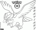 Braviary, ιπτάμενα pokémon, ένας αετός-όπως pokémon. Τελική εξέλιξη της Rufflet. Woguru
