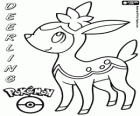 Deerling, Shikijika στα Ιαπωνικά. Η εποχιακή Pokémon, το χρώμα αλλάζει ανάλογα με την εποχή. Εξελίσσεται σε Sawsbuck