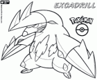 Excadrill, Doryuuzu στα Ιαπωνικά. Η θεματολογία Pokémon, έχει εξελιχθεί από Drillbur