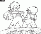 Vegeta και Son Gohan, το υπερήφανοι χώρο πολεμιστής πρόσωπο με πρόσωπο με το γιο του Son Goku
