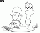 Pocoyo και Pato δείχνουν τους σχέδια