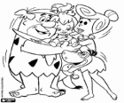 Η Flintstones, η οικογένεια Flintstones: Fred, Wilma, Pebbles και Dino