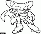 Rouge the Bat, ένα θηλυκό Νυχτερίδα, Θησαυρός κυνηγός που θέλει όλοι οι πολύτιμοι λίθοι του κόσμου
