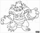 Παζλ Bowser ή βασιλιάς Koopa, ο κύριος εχθρός στα παιχνίδια του Mario