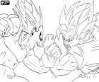 Καταπολέμηση μεταξύ Goku και Vegeta