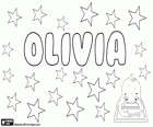 Olivia, Ολίβια, όνομα της λατινικής προέλευσης, που προέρχονται από ελιάς, ο καρπός της ελιάς
