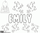 Emily, όνομα της λατινικής προέλευσης. Παράγωγος Aemilius ή Aemolus, η σημασία του είναι αντίπαλος