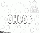 Chloe, όνομα της ελληνικής καταγωγής. Όνομα που σχετίζονται με την Ελληνίδα θεά Δήμητρα, θεά της συγκομιδής