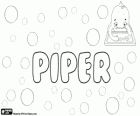 Piper, όνομα αγγλικής προέλευσης. Piper, όνομα για το κορίτσι και το αγόρι