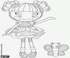 Blossom Flowerpot, το Lalaloopsy κούκλα με μια πεταλούδα, το κατοικίδιο ζώο σας