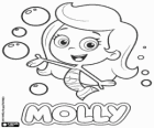 Molly η μικρή γοργόνα, ο ηγέτης της ομάδας Bubble Guppies