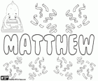Matthew, όνομα Εβραϊκά προέλευσης. Matityahu, το όνομα ενός από τους δώδεκα αποστόλους, Ματθαίος