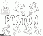 Easton, όνομα αγγλικής προέλευσης. Αυτό το όνομα έχει πολλές πιθανές προέλευση και έννοιες σε παλαιά αγγλικά
