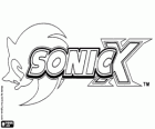 Λογότυπο του Sonic X, ένα anime serie για TV με βάση τα παιχνίδια βίντεο Sonic The Hedgehog