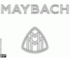 Λογότυπο της Maybach, υπερ-πολυτελές αυτοκίνητο μάρκας από Γερμανία