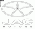 Λογότυπο των JAC Motors. Μάρκα αυτοκινήτων, δημόσια εταιρεία στην Κίνα