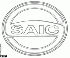 Λογότυπο της SAIC Motor, κρατικών αυτοκινήτων εταιρεία στην Κίνα