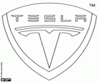 Λογότυπο της Tesla Motors, ηλεκτρικά αυτοκίνητα μάρκας από ΗΠΑ